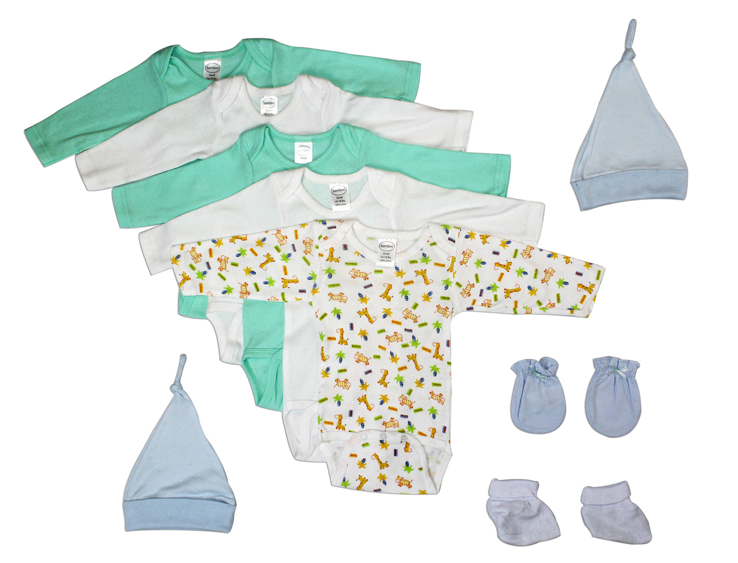 Newborn Baby Boys 9 Pc Layette Baby Shower Gift