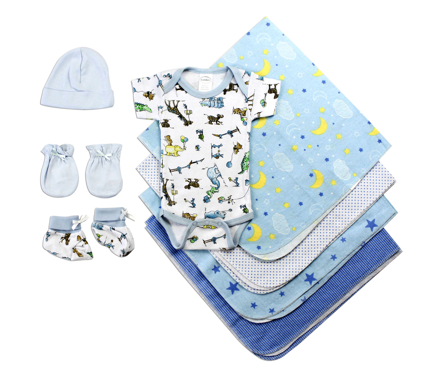 Bambini Layette Baby Boy Baby Shower Gift -8pcs