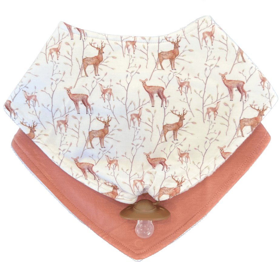 Oh Deer - Doodalou Bamboo Bandana Baby Bib Combo