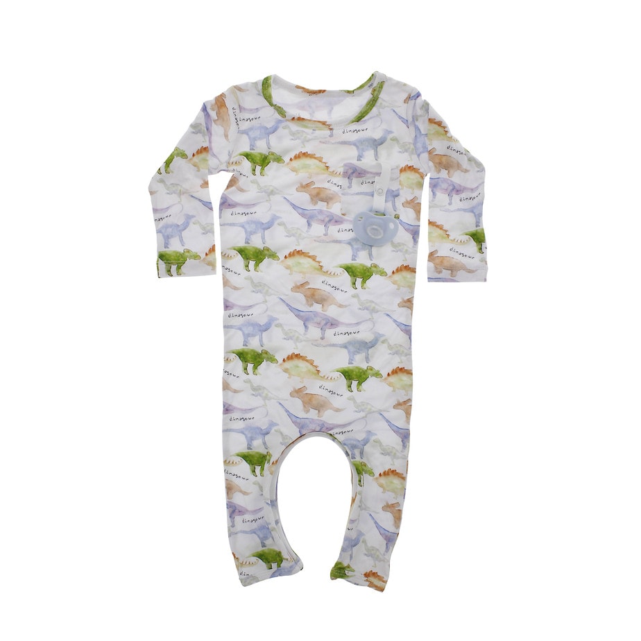 You are Dinomite - Doodalou Bamboo Baby Romper - 0 - 3 Months