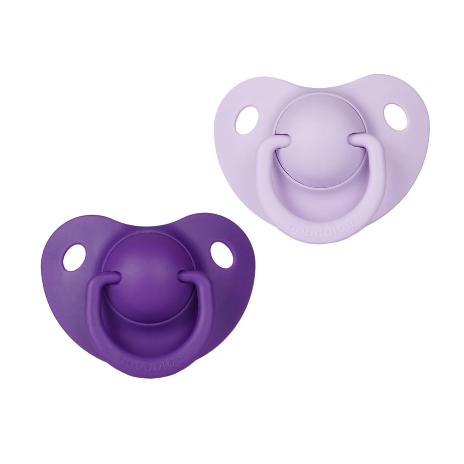 Doodalou Pacifier Purple and Light Purple - Medium