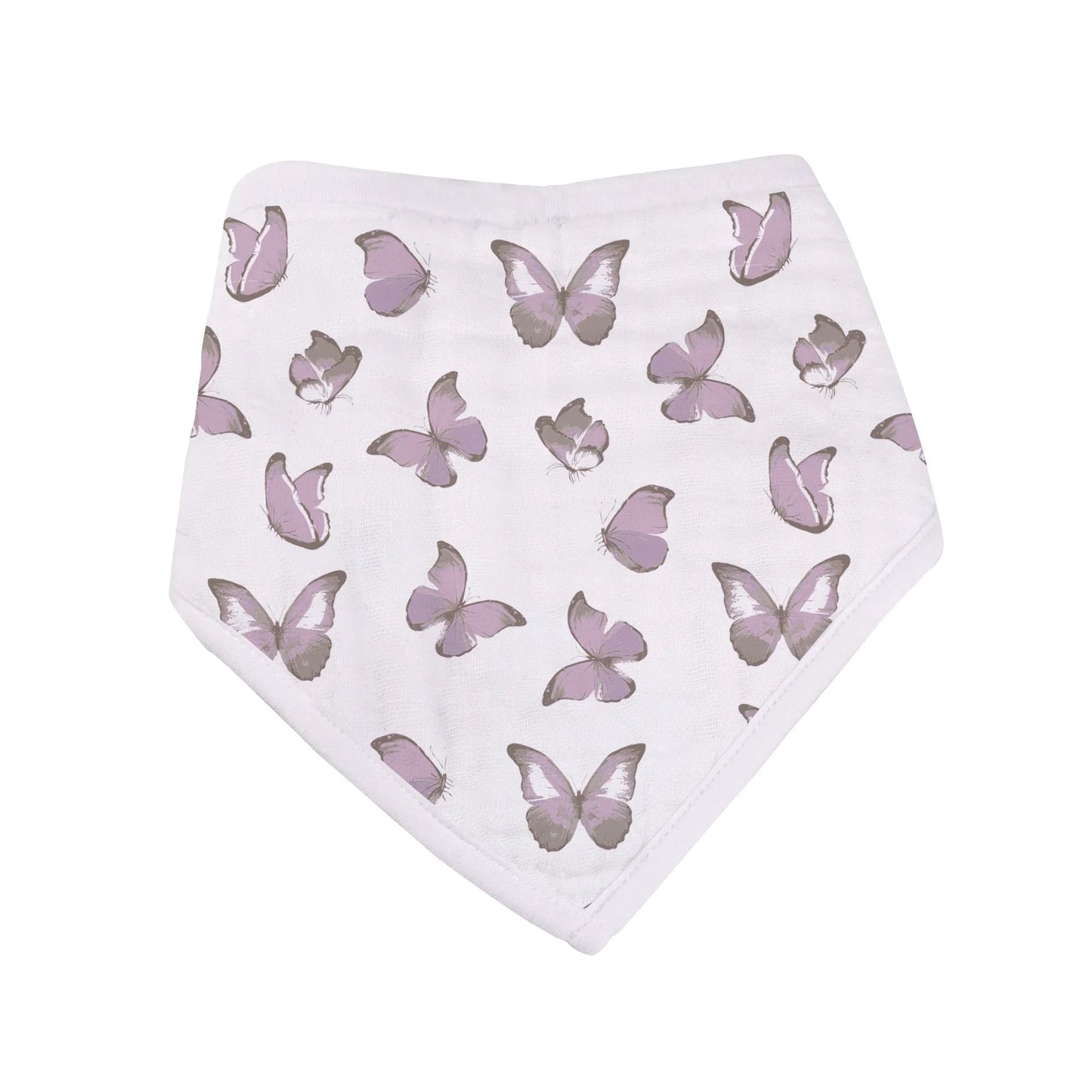 Winsome Butterflies Cotton Bandana Bibs