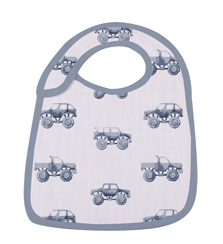 Rough Terrain Dinosaur Cotton Snap Bibs