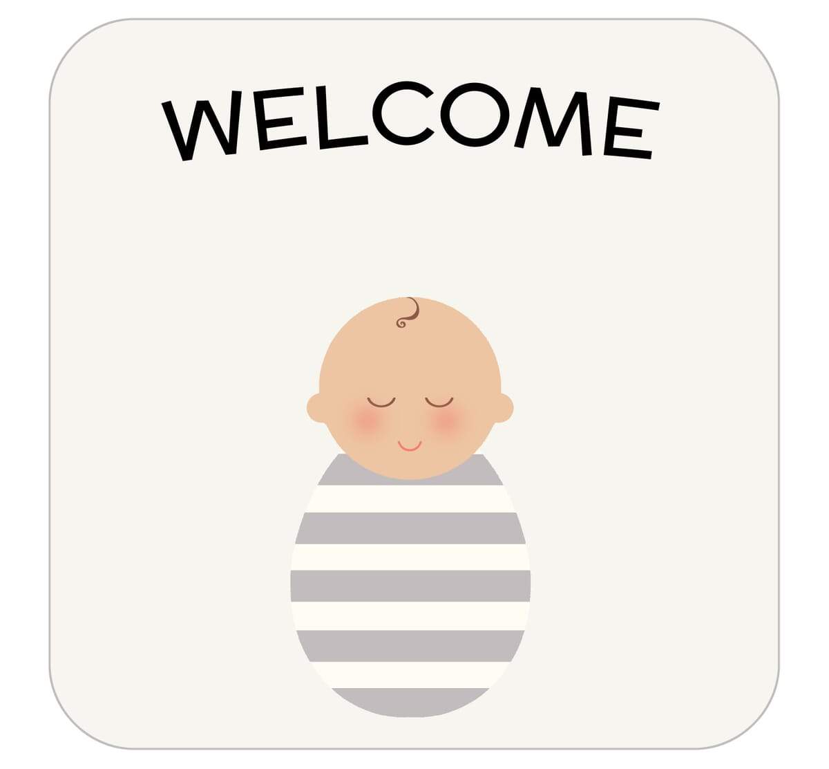 BABYjoe Striped Newborn Photography Set