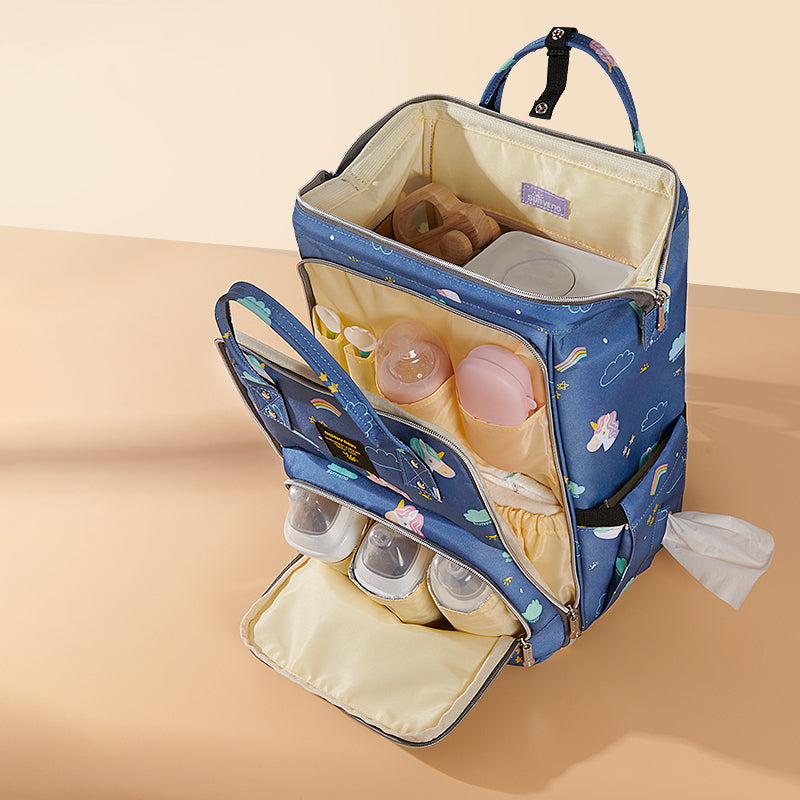 Open Wide Diaper Backpack