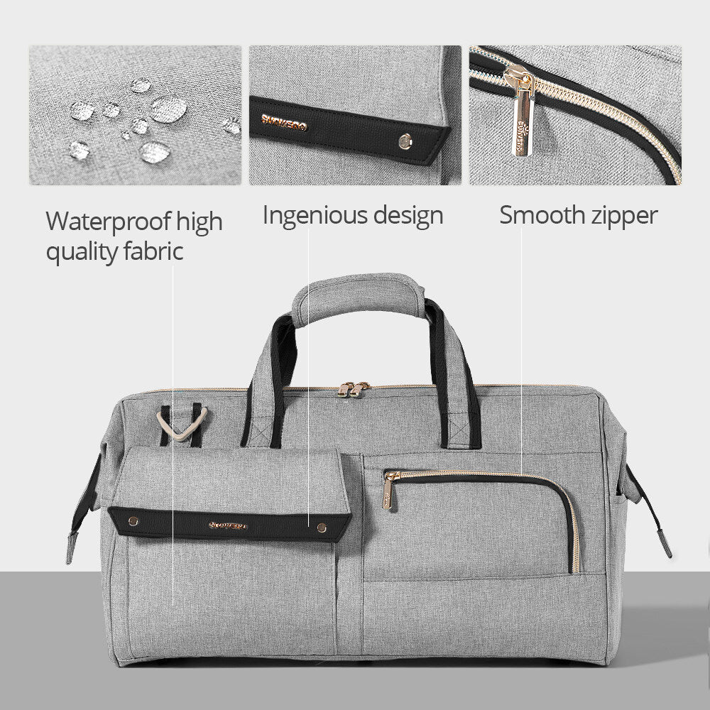 3-in-1 Weekender Travel Diaper Bag