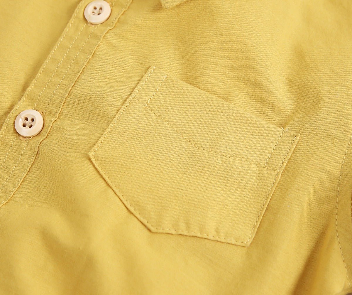 Collared Short-Sleeve Onesir