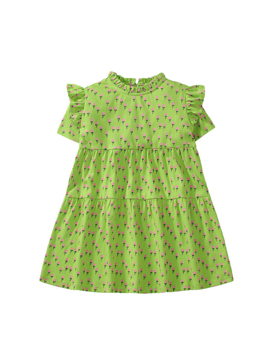 Green Flower Dress