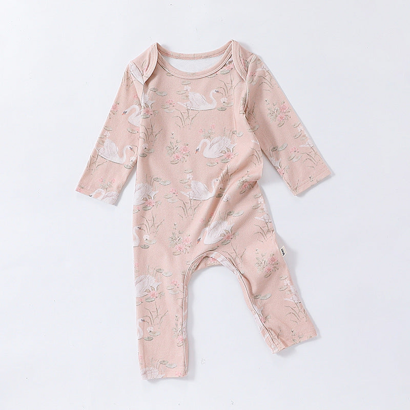 Unisex Animal Long Sleeve Romper