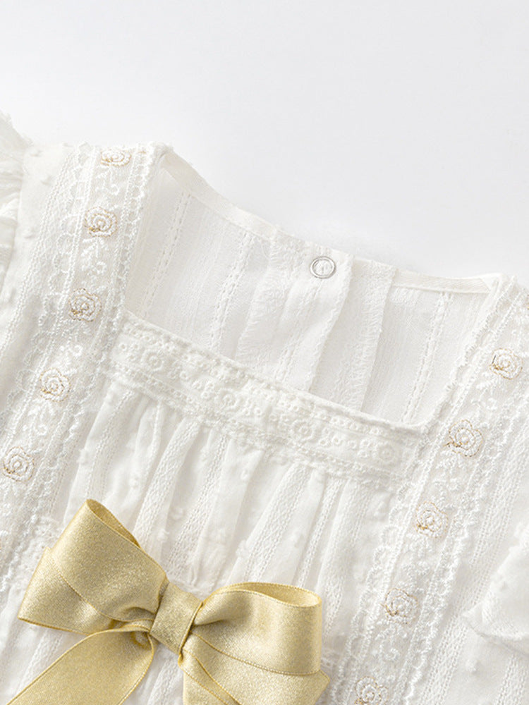 Spring Arrival Romper and Hat Set