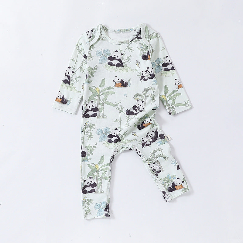 Unisex Animal Long Sleeve Romper