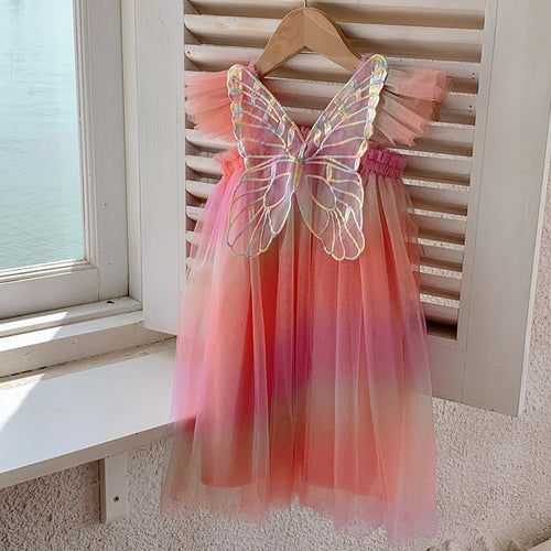 Ombré Butterfly Wings Dress