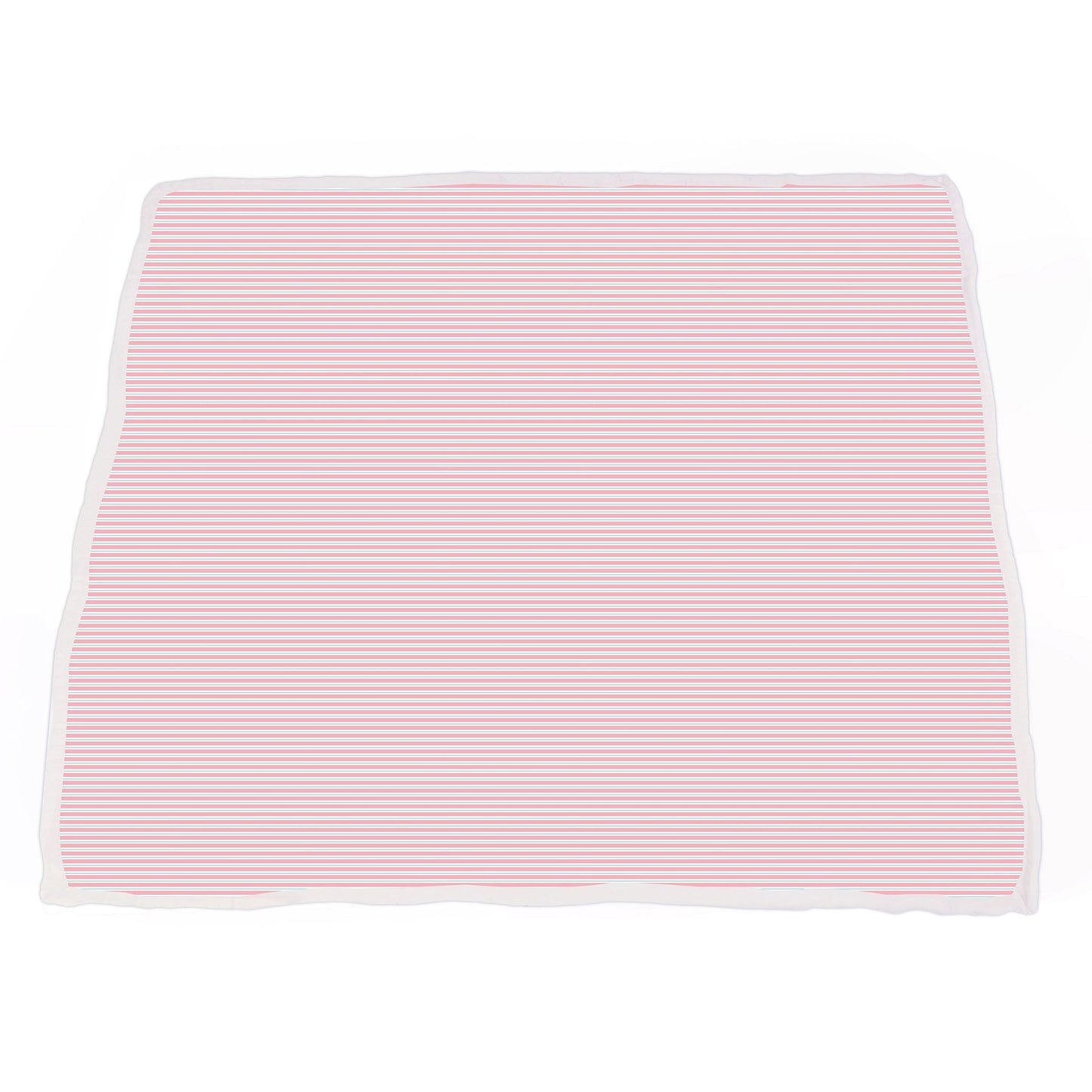 Playful Kitty and Candy Stripe Bamboo Muslin Newcastle Blanket