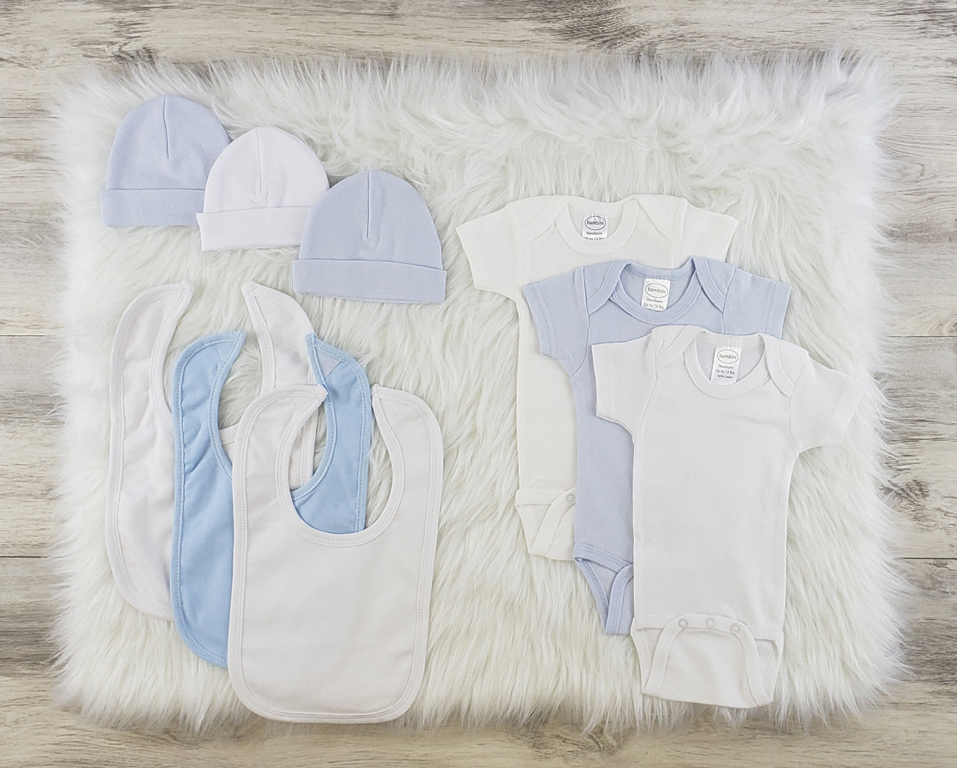 Bambini Layette Baby Essentials Baby Shower Gift Set - 9 pcs