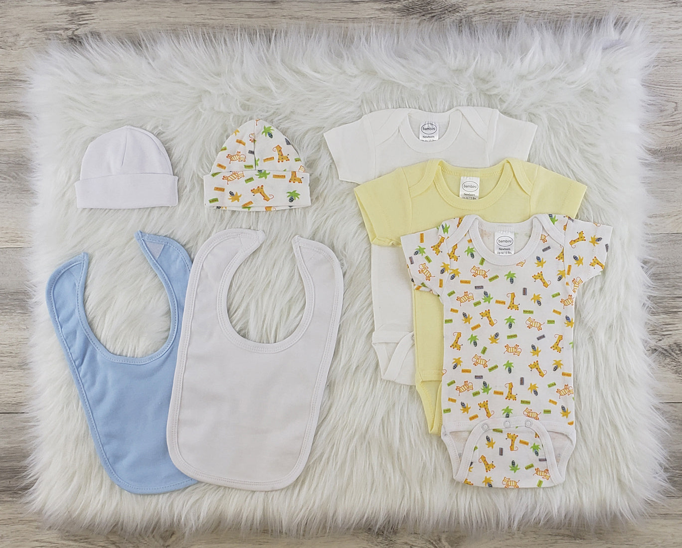 Bambini Layette Baby Clothes 7 Piece Set