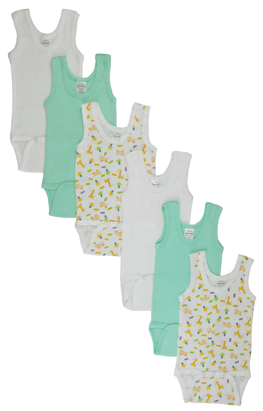 Bambini Summer Tank Top Bodysuit 6 Pack