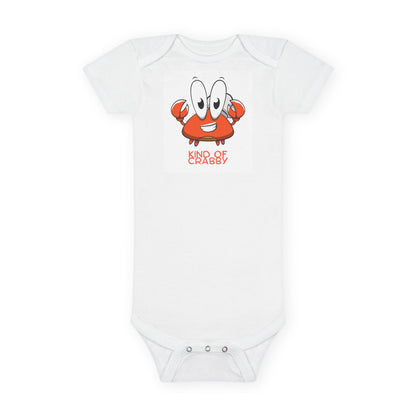 Kind of Crabby Organic Cotton Baby Bodysuit