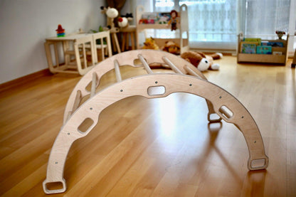 Climbing Frame set Arch Ladder Ramp Pillow