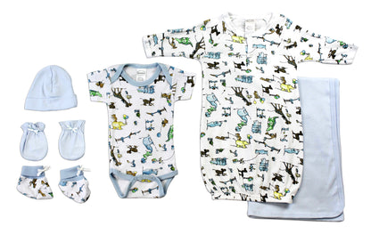Layette Baby Boy Baby Shower Gift -6pcs