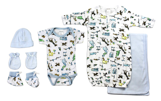 Layette Baby Boy Baby Shower Gift -6pcs