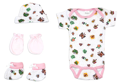 Layette Baby Girl Baby Shower Gift Set - 7 pcs