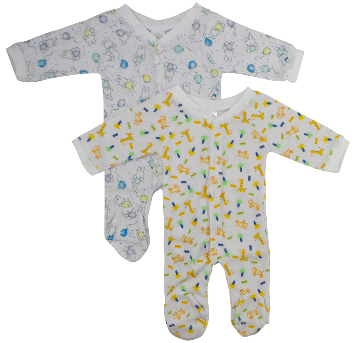 Bambini Terry Sleep & Play 2 Pack