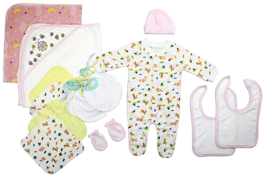 Bambini Layette Baby Girl Baby Shower Gift -14pcs