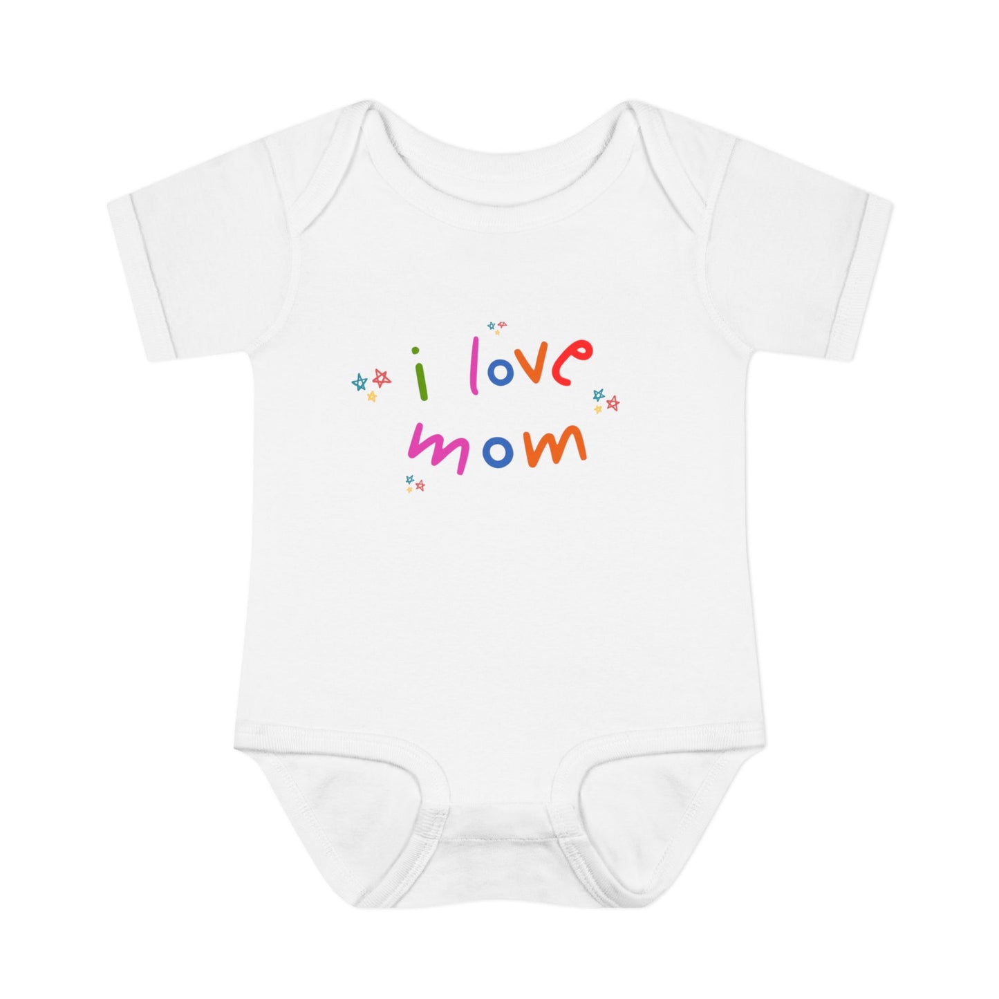 "I Love Mom" Infant Bodysuit