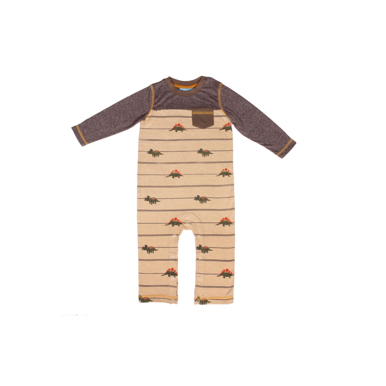Racing Dino Print Romper