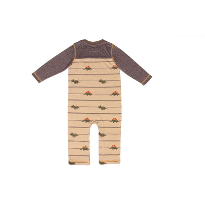 Racing Dino Print Romper