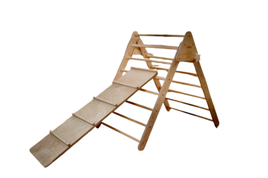 Climbing Triangle with Ramp | Foldable Montessori Climbing Set