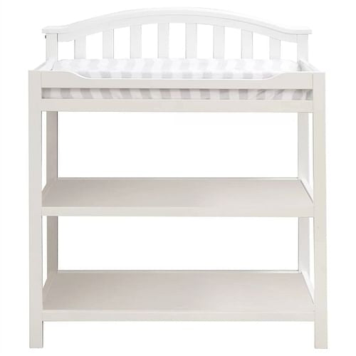 Wooden Changing Table with Changing Pad