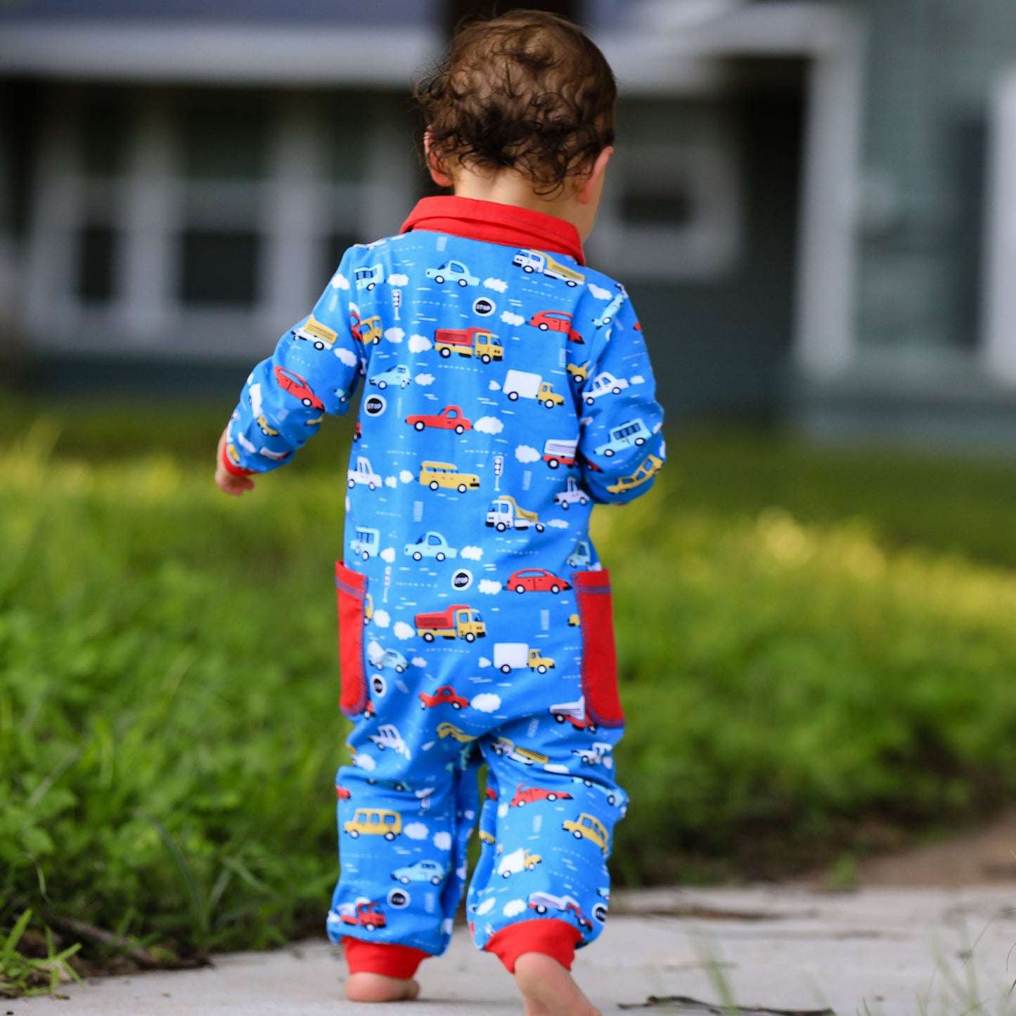 Automobile Cars & Trucks Romper