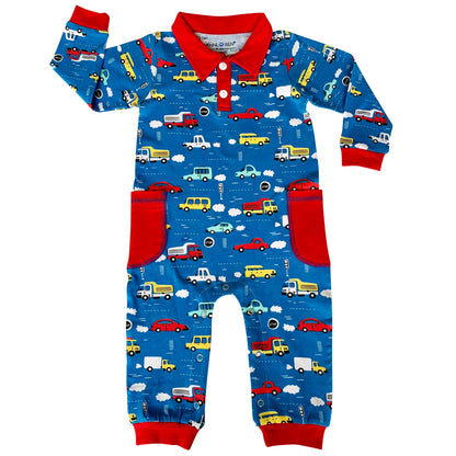 Automobile Cars & Trucks Romper
