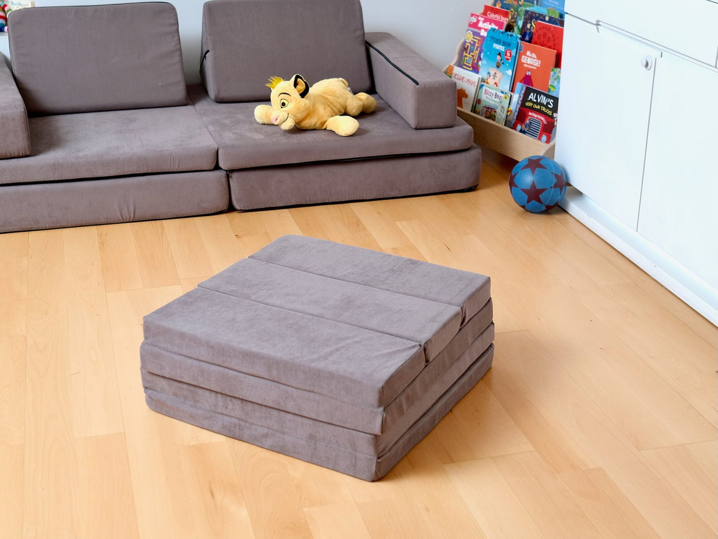 Transformable Kids Play Mat and Couch - Multipurpose Baby Play Mat and