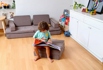 Transformable Kids Play Mat and Couch - Multipurpose Baby Play Mat and