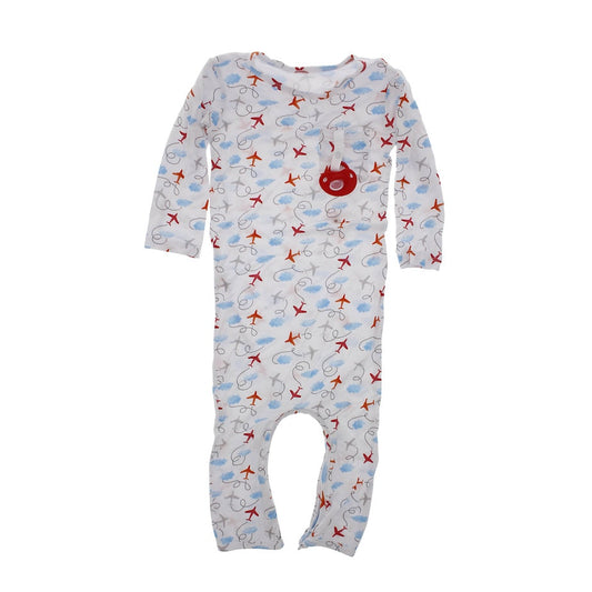 You are Plane Awesome - Doodalou Bamboo Baby Romper - 18 - 24 Months