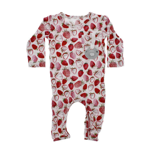 You are Berry Special - Doodalou Bamboo Baby Romper - 3 - 6 Months