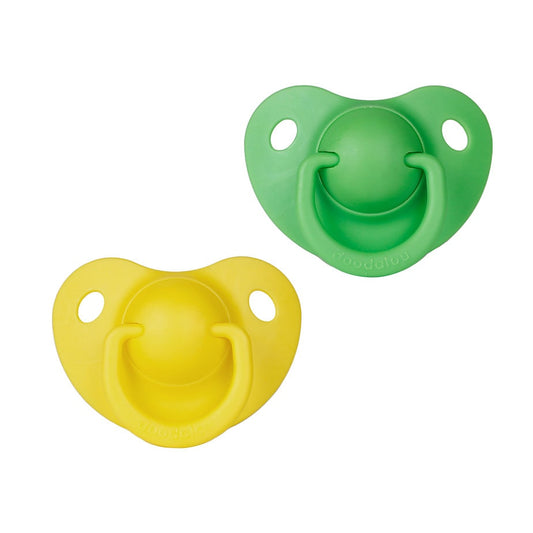 Doodalou Pacifier Green Yellow - Medium