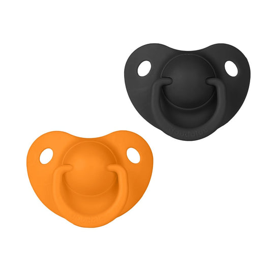 Doodalou Pacifier Black and Orange - Medium