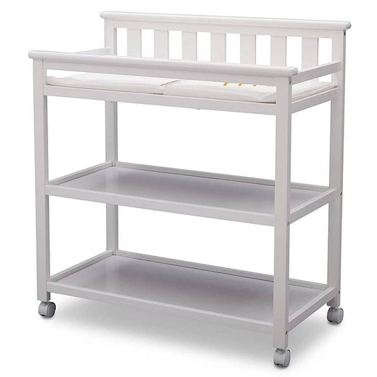 Two-Shelf Changing Table with Wheels