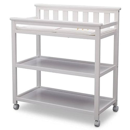 Two-Shelf Changing Table with Wheels