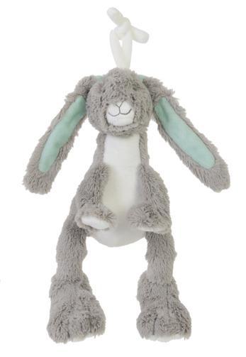 Grey Rabbit Twine Plush Animal by Happy Horse