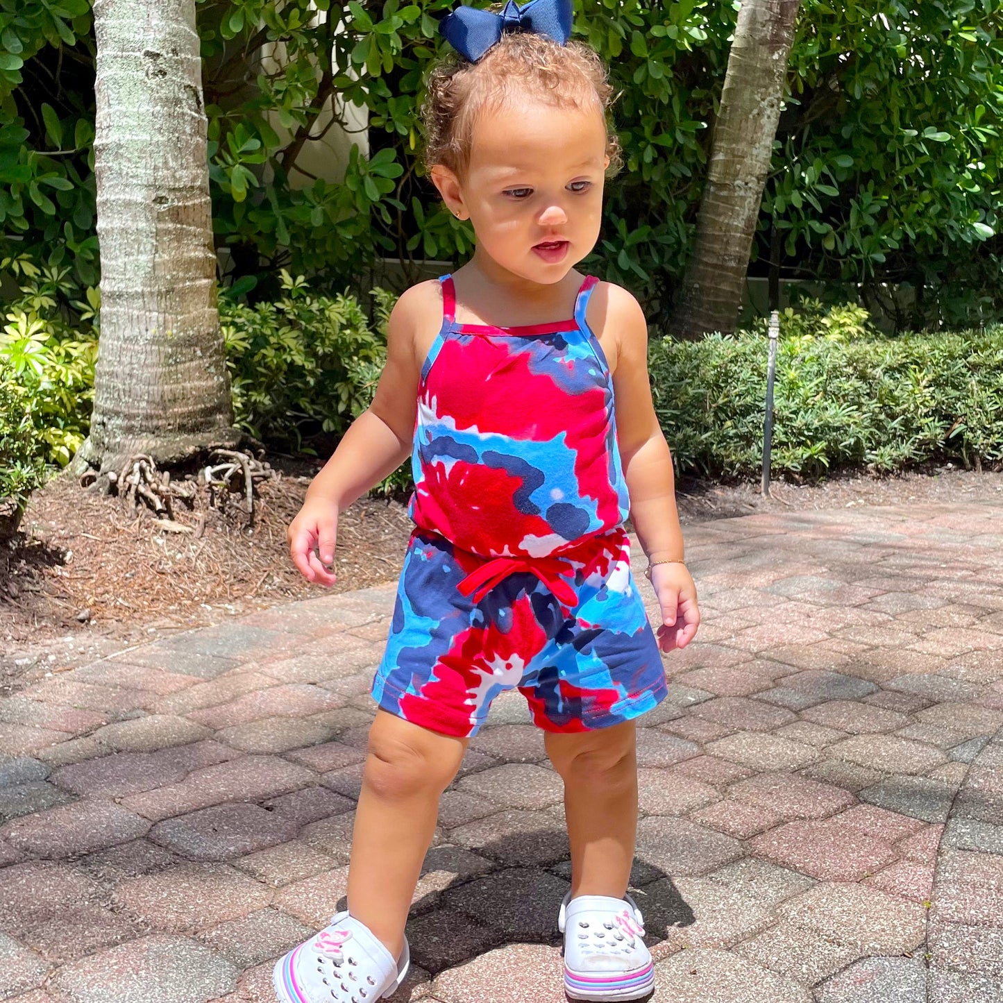 AnnLoren Tie Dye Romper