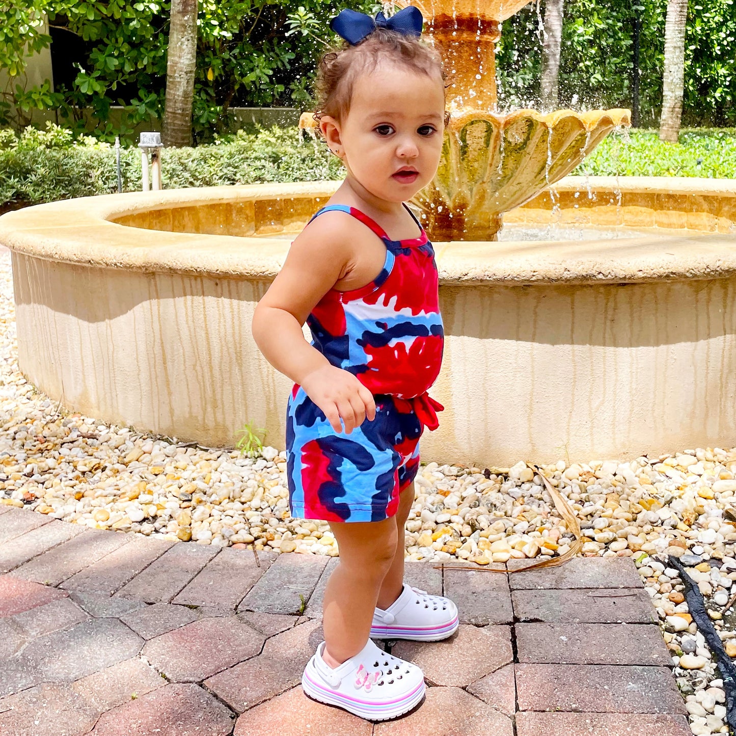 AnnLoren Tie Dye Romper