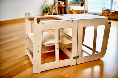 Montessori 2-in-1 Learning Tower & Desk