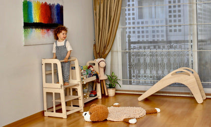 Montessori 2-in-1 Learning Tower & Desk
