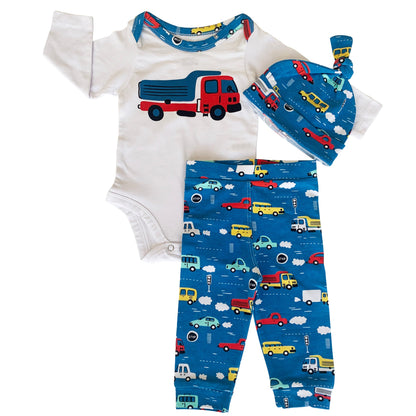 AnnLoren Automobile Layette Outfit