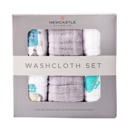 Robot Washcloth Set