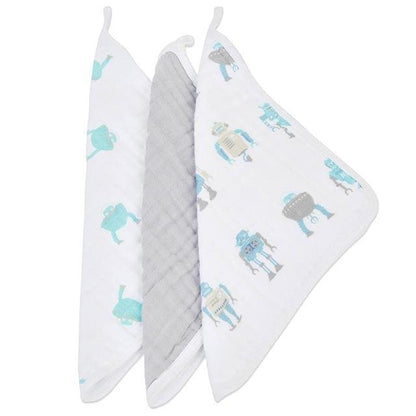 Robot Washcloth Set